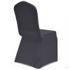 4 db antracitszürke nyújtható székszoknya
