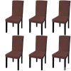 6 db barna szabott nyújtható székszoknya