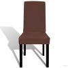 4 db barna szabott nyújtható székszoknya
