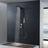 Alumínium zuhanypanel matt fekete