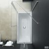ESG zuhanykabin kétszeresen összecsukható ajtóval 120x68x130 cm