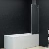 ESG zuhanykabin 3-paneles összecsukható ajtóval 130 x 138 cm