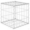 Kocka alakú acélhuzal gabion magaságyás 30 x 30 x 30 cm
