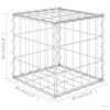 Kocka alakú acélhuzal gabion magaságyás 30 x 30 x 30 cm