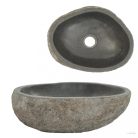 Ovális folyami kő mosdókagyló 29-38 cm