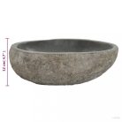 Ovális folyami kő mosdókagyló 29-38 cm
