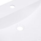 Fehér SMC beépíthető mosdókagyló 600 x 460 x 130 mm