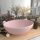 Ovális matt rózsaszín kerámia luxus mosdókagyló 40 x 33 cm