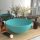 Kerek matt világoszöld kerámia luxus mosdókagyló 32,5 x 14 cm