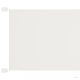 Fehér oxford-szövet függőleges napellenző 60 x 270 cm