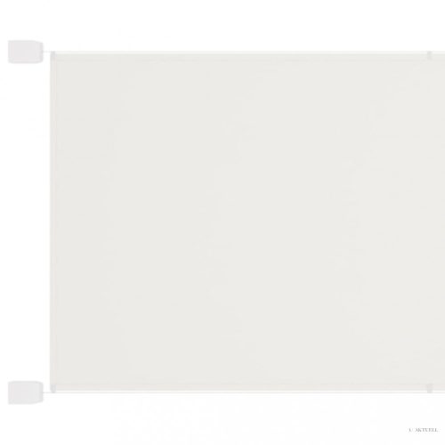 Fehér oxford-szövet függőleges napellenző 100 x 1200 cm