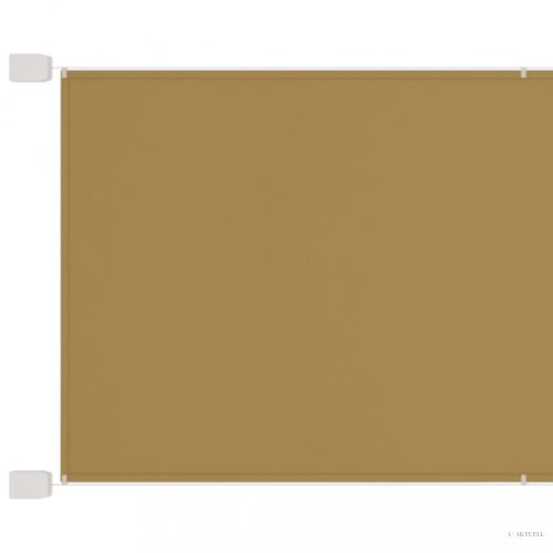 Bézs oxford-szövet függőleges napellenző 60x420 cm