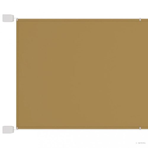 Bézs oxford-szövet függőleges napellenző 60 x 1000 cm