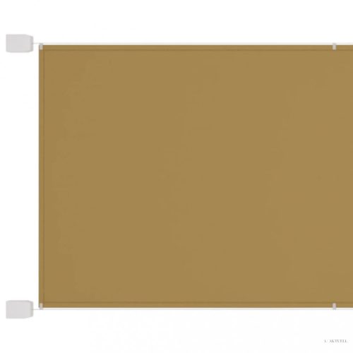 Bézs oxford-szövet függőleges napellenző 60 x 1200 cm