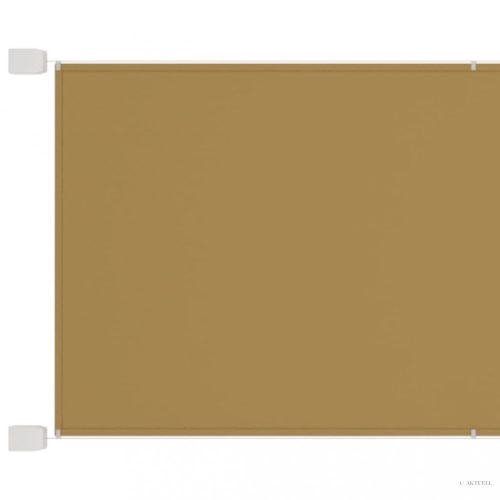 Bézs oxford-szövet függőleges napellenző 100 x 420 cm