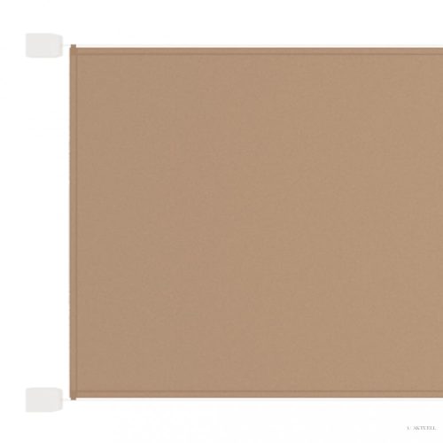 Bézs oxford-szövet függőleges napellenző 60 x 270 cm