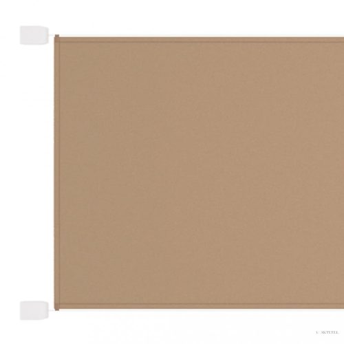 Bézs oxford-szövet függőleges napellenző 60 x 420 cm