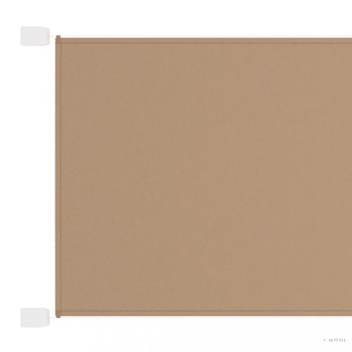 Bézs oxford-szövet függőleges napellenző 100 x 270 cm
