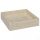 Krémszínű márvány mosdókagyló 40 x 40 x 10 cm