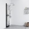 Selyemmatt ESG üveg összecsukható zuhanyfal 70 x 190 cm
