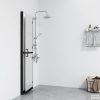ESG tejüveg összecsukható zuhanyfal 80 x 190 cm
