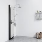 ESG tejüveg összecsukható zuhanyfal 110 x 190 cm