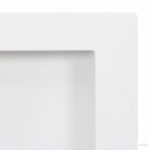 Magasfényű fehér zuhanyfal-mélyedés 2 rekesszel 41 x 69 x 9 cm