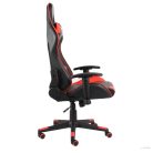 Piros PVC forgó gamer szék