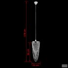 Függő csillár 22 x 58 cm