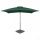 Zöld kültéri napernyő hordozható talppal