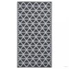 Fekete PP kültéri szőnyeg 190 x 290 cm