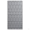 Fekete-fehér PP kültéri szőnyeg 120 x 180 cm