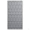Fekete-fehér PP kültéri szőnyeg 160 x 230 cm
