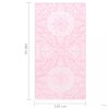 Rózsaszín PP kültéri szőnyeg 120 x 180 cm