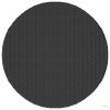 Fekete polyrattan teázóasztal 68 x 68 x 30 cm