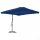 Kék kültéri napernyő acélrúddal 250 x 250 x 230 cm