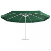 Zöld kültéri napernyő csereponyva 500 cm