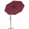 Bordó konzolos napernyő csereponyva 300 cm