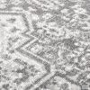 Világosszürke lapos szövésű kültéri szőnyeg 80 x 250 cm