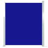 Kék kihúzható terasznapellenző 160 x 500 cm