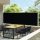 Fekete kihúzható oldalsó terasz-napellenző 140 x 600 cm
