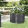 Antracitszürke porszórt acél kerti magaságyás 100x100x68 cm