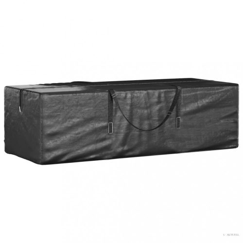 Fekete polietilén karácsonyfa-tároló táska 135 x 40 x 55 cm