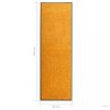 Narancssárga kimosható lábtörlő 60 x 180 cm