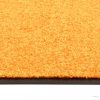 Narancssárga kimosható lábtörlő 90 x 120 cm