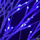 200 LED-es bel-/kültéri kék fűzfa karácsonyfa 2,2 m