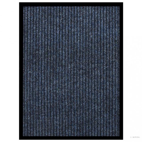 Kék csíkos lábtörlő 60 x 80 cm