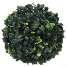 4 db zöld mesterséges boxwood gömbök LED fényekkel 12 cm