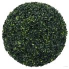 2 db zöld mesterséges boxwood gömbök LED fényekkel 52 cm