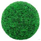 2 db zöld mesterséges boxwood gömbök LED fényekkel 27 cm